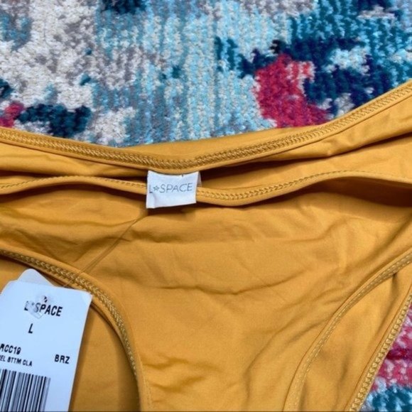 NWT l*space Rachel Bikini Bottom in Bronze - Picture 5 of 11